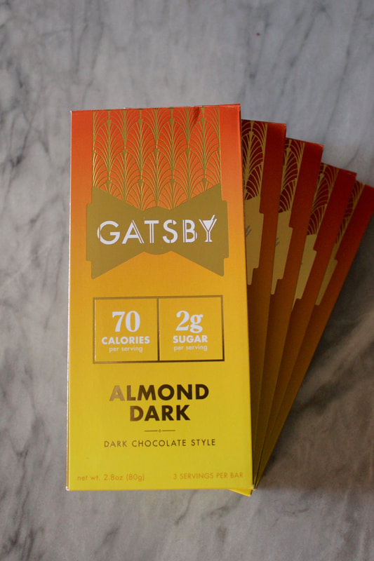 Gatsby Almond Dark chocolate bars